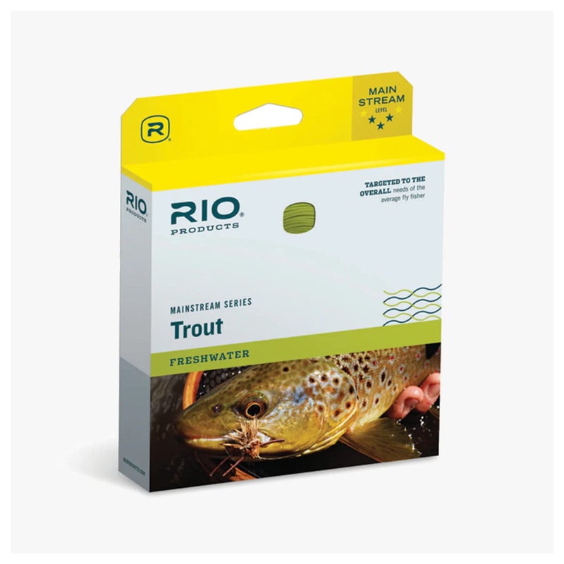 RIO PRODUCTS Fly Line Mainstream Type 6 Full Sinking Line WF6S6, Black - Image 1